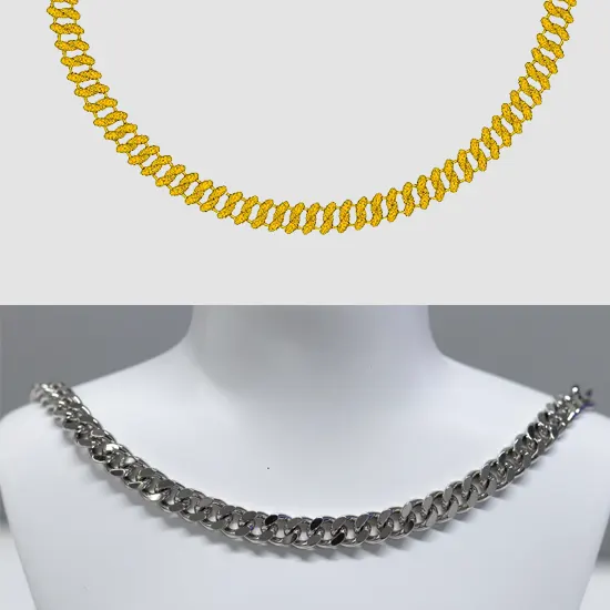 CAD works of necklace