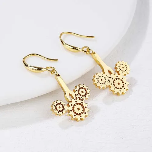 Gear Earrings