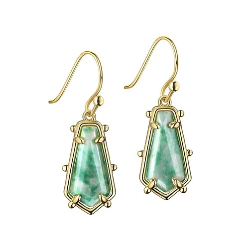 Green Jadeite Earring