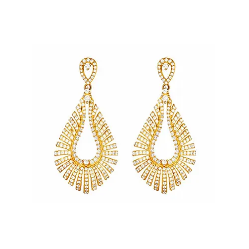 Luxury Gold Plated Hoop Earrings