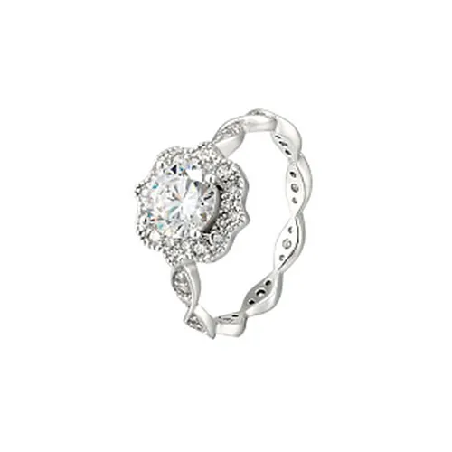 Petite Twisted Vine Diamond Ring