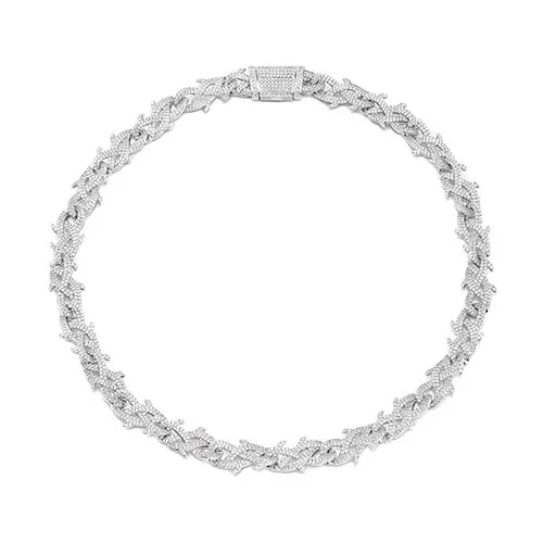 Special Link Chain Silver Braceles