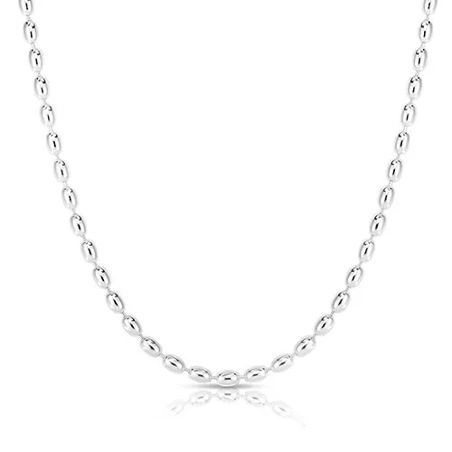 Sterling Silver Bead Chain