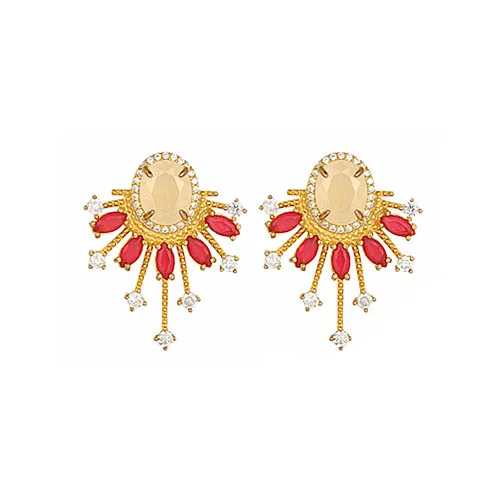 Vintage Gold Plated Earrings